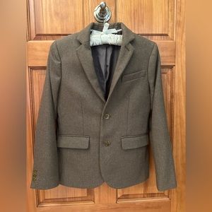 Crewcuts Ludlow Blazer in Brown Herringbone